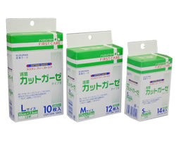 滅菌カットガーゼ