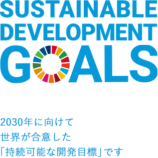 2030年に向けて世界が合意した「持続可能な開発目標」です